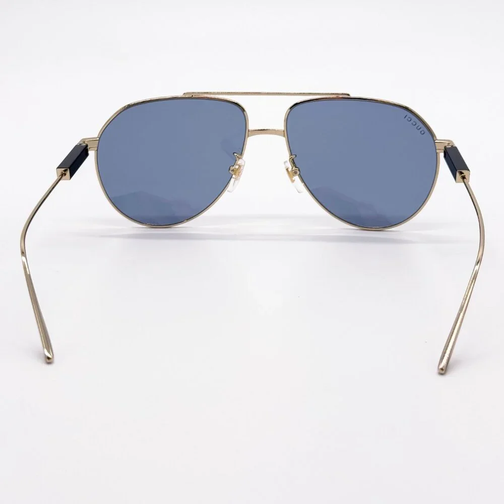 NEW GUCCI GG1311S 003 UNISEX METAL AVIATOR SUNGLASSES